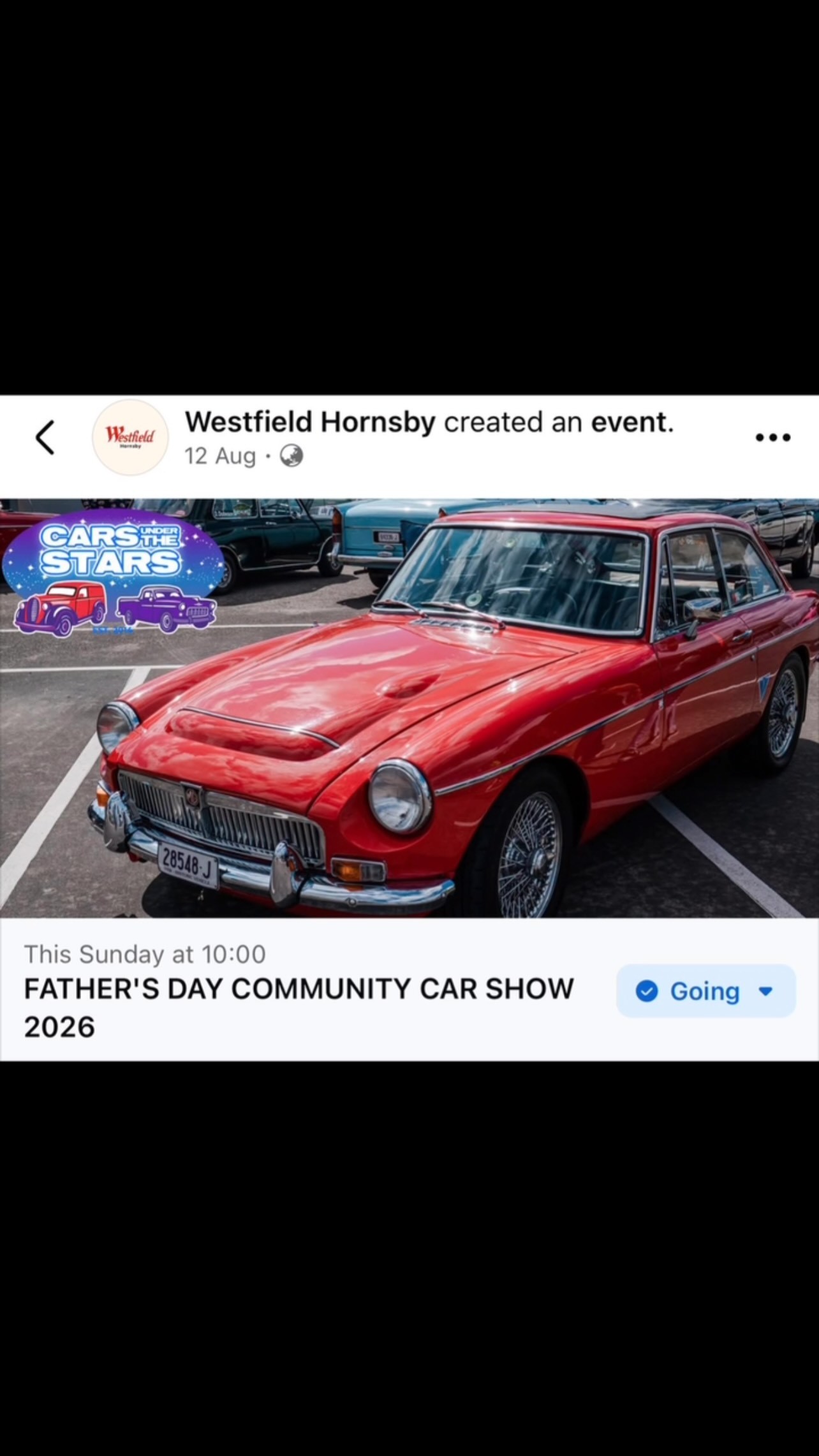 Father's Day Community Car Show 2026 — Classic car meet in Sydney, NSW on Sunday 6 September 2026