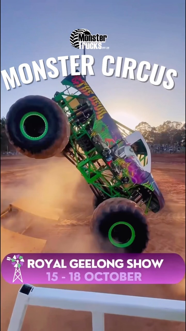 Monster Circus — spectator event in Geelong, VIC on Thursday 15 October 2026