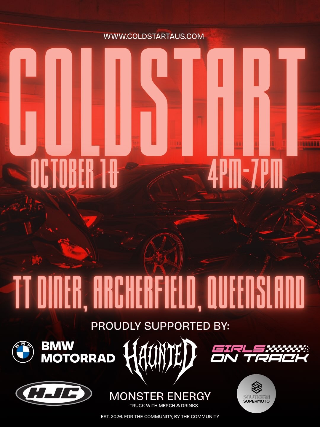Coldstart — Euro/Exotic car meet in Brisbane, QLD on Saturday 10 October 2026
