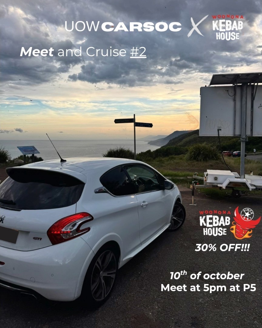 Meet and Cruise #2: Woonona Kebabs and Nasho — car meet in Wollongong, NSW on Saturday 10 October 2026