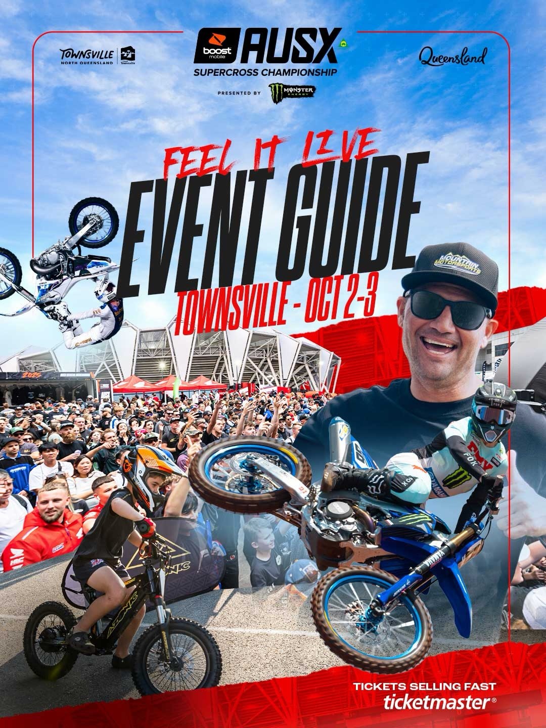 Boost Mobile AUSX Supercross Championship — spectator event in Townsville, QLD on Friday 2 October 2026