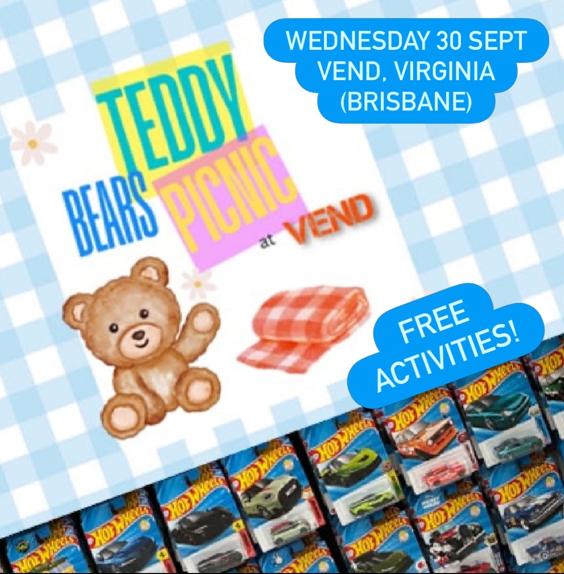 Teddy Bears Picnic — car meet in Brisbane, QLD on Wednesday 30 September 2026