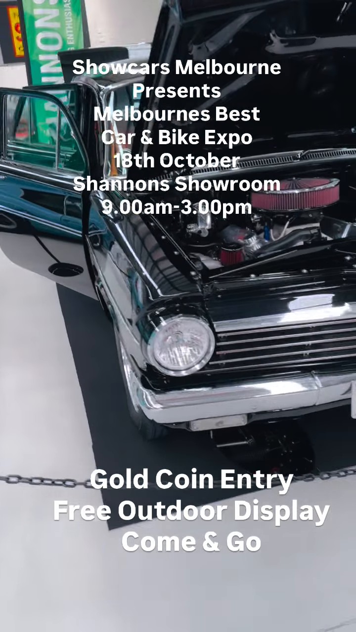 3rd Melbournes Best Car & Bike Expo — Classic/Muscle car meet in Melbourne, VIC on Sunday 18 October 2026