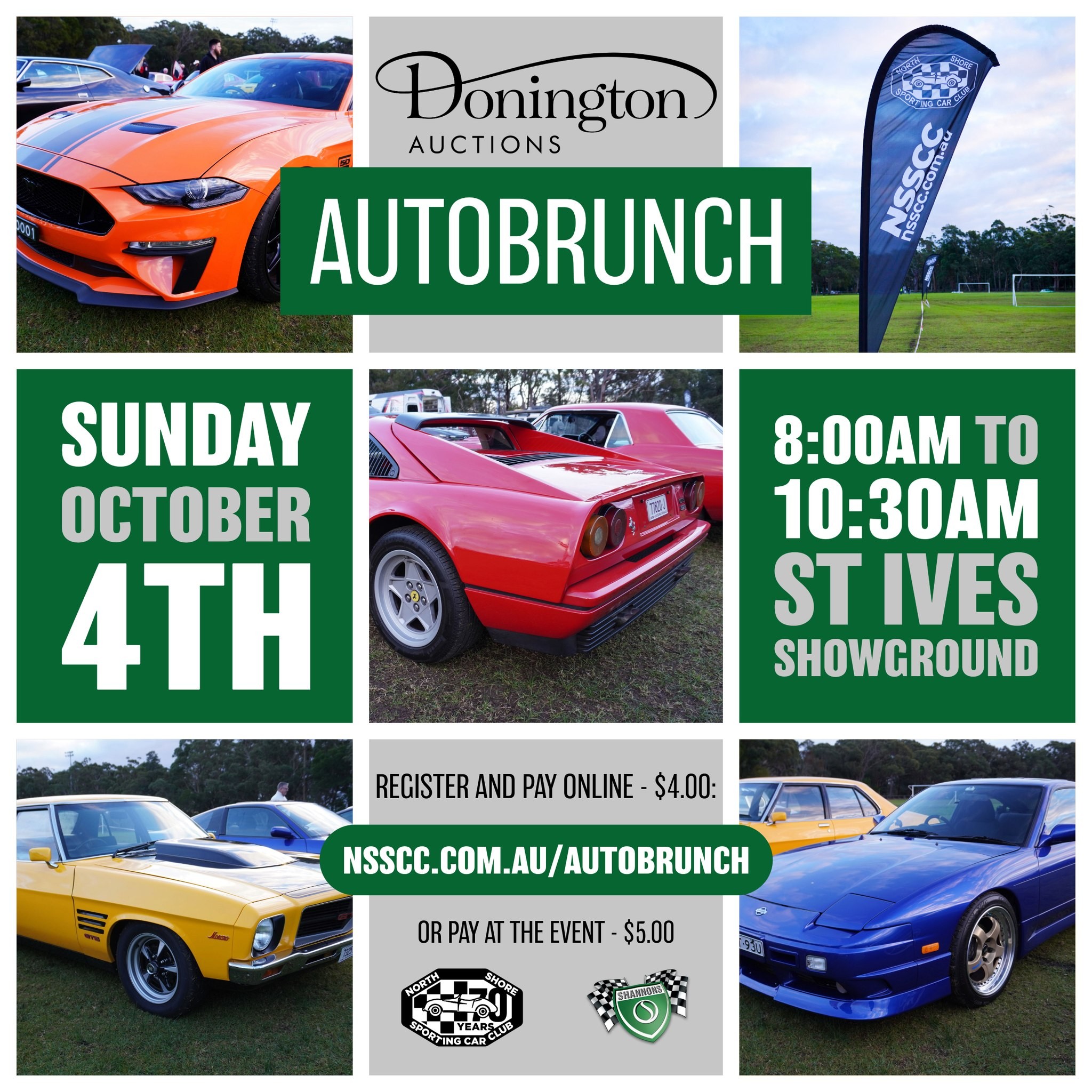 Donington Auctions AutoBrunch — Classic car meet in Sydney, NSW on Sunday 4 October 2026