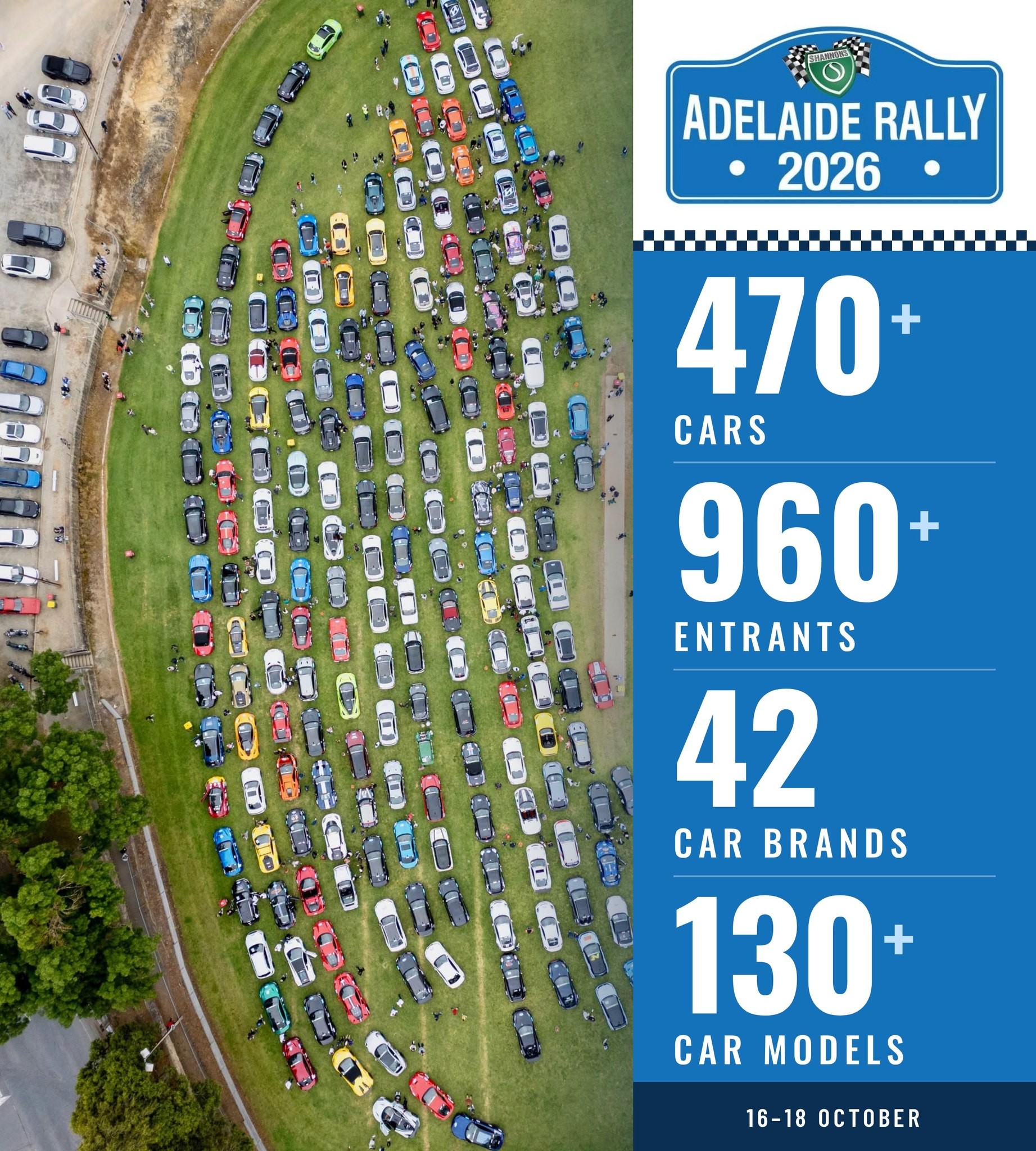 Adelaide Rally — Exotic spectator event in Adelaide, SA on Friday 16 October 2026