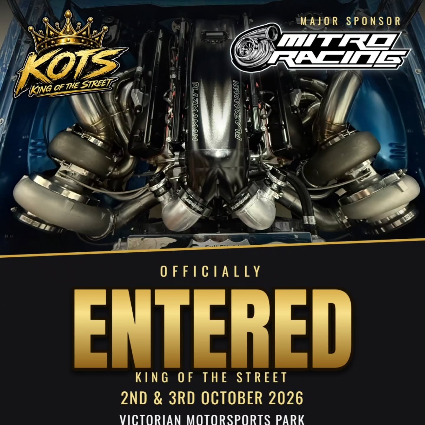 King of the Street — Muscle spectator event in Melbourne, VIC on Saturday 3 October 2026