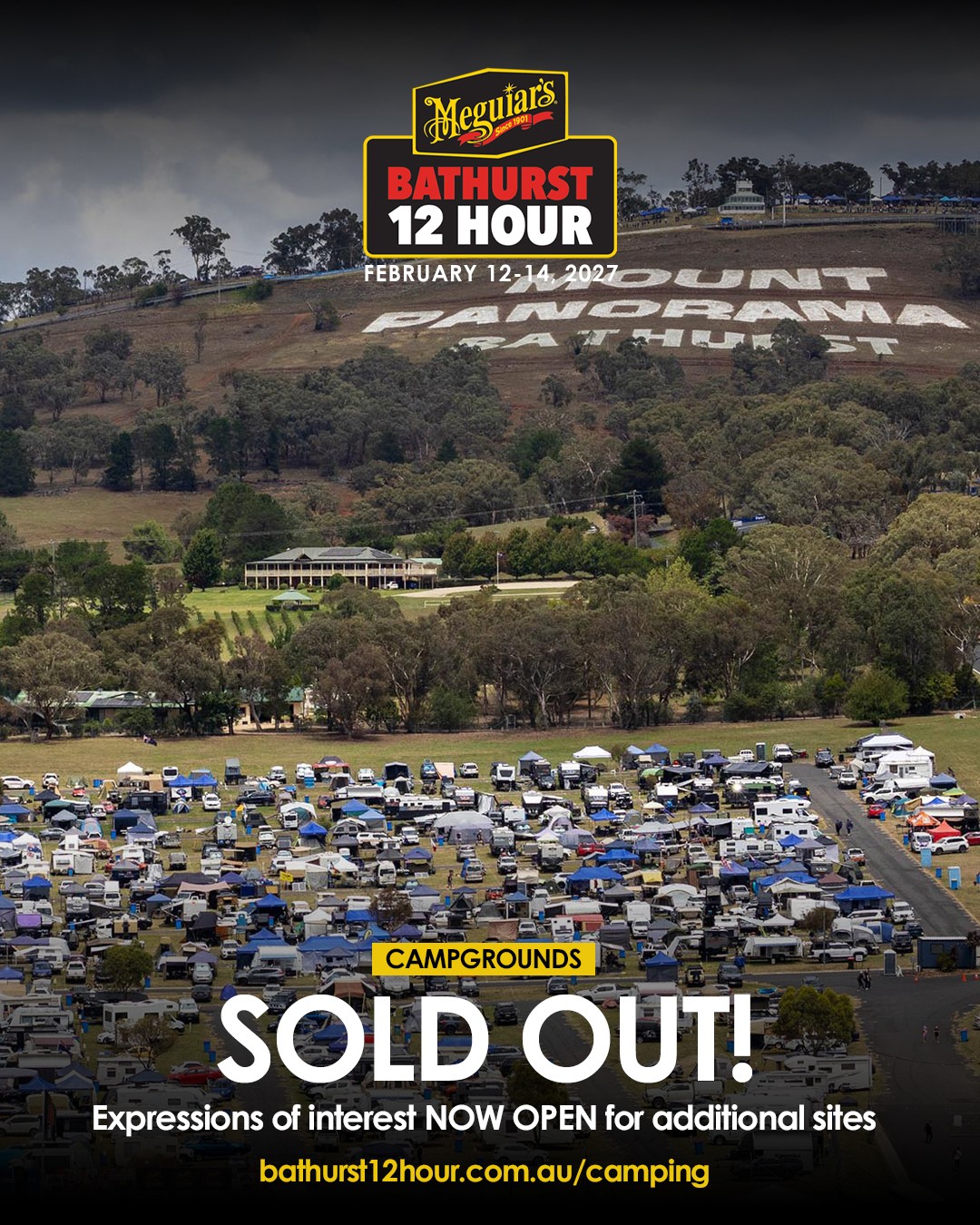Bathurst 12 Hour — Euro/Exotic spectator event in Bathurst, NSW on Friday 12 February 2027