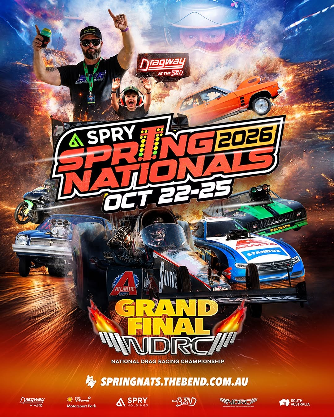 SPRY Spring Nationals 2026 — Muscle spectator event in Adelaide, SA on Thursday 22 October 2026