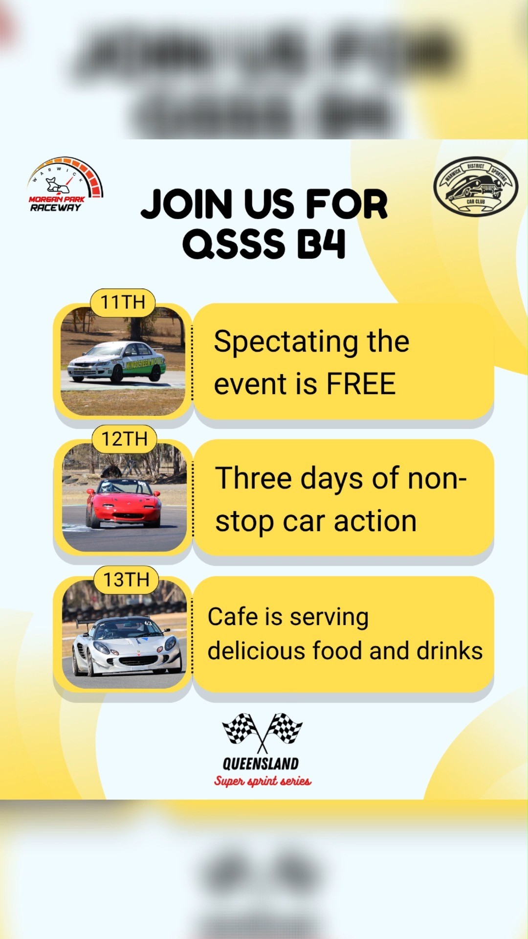 Queensland Super Sprint Series - B Series Round 4 — Euro/JDM track day in Brisbane, QLD on Friday 2 October 2026