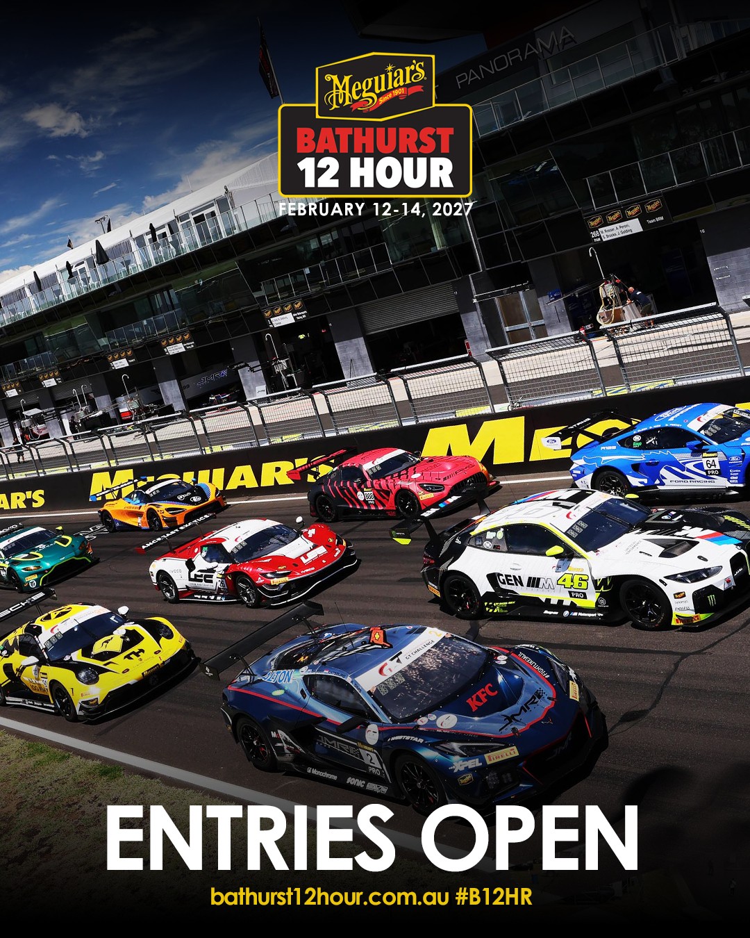 Meguiar's Bathurst 12 Hour — Euro/Exotic spectator event in Bathurst, NSW on Friday 12 February 2027