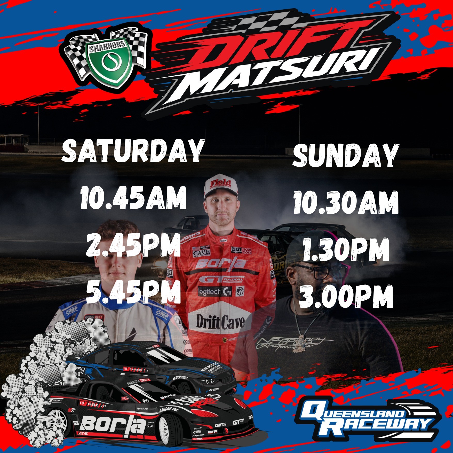 Drift Matsuri — JDM spectator event in Brisbane, QLD on Saturday 3 October 2026