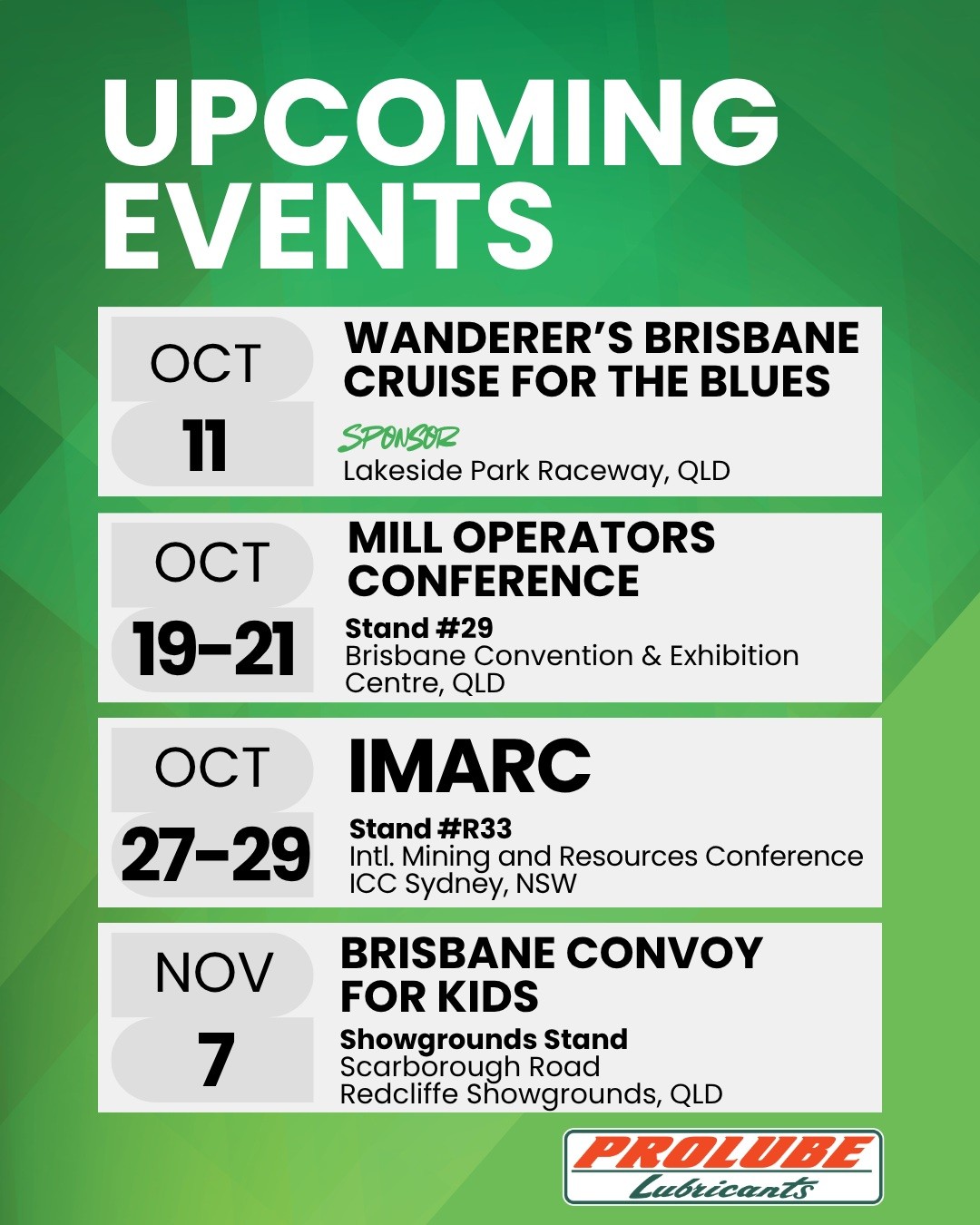 Wanderer's Brisbane Cruise for the Blues — car meet in Brisbane, QLD on Sunday 11 October 2026