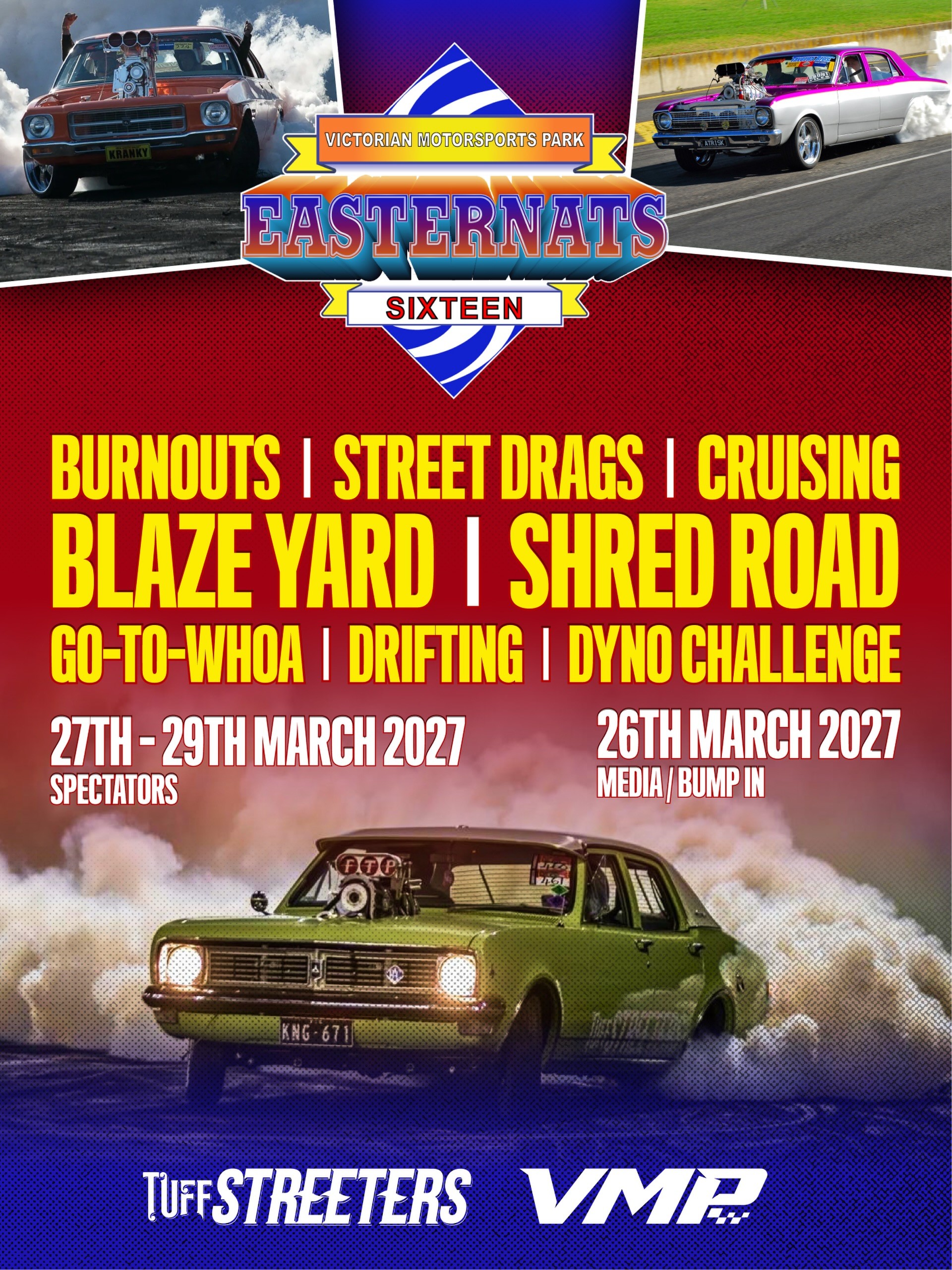 Easternats 16 — Muscle spectator event in Melbourne, VIC on Saturday 27 March 2027