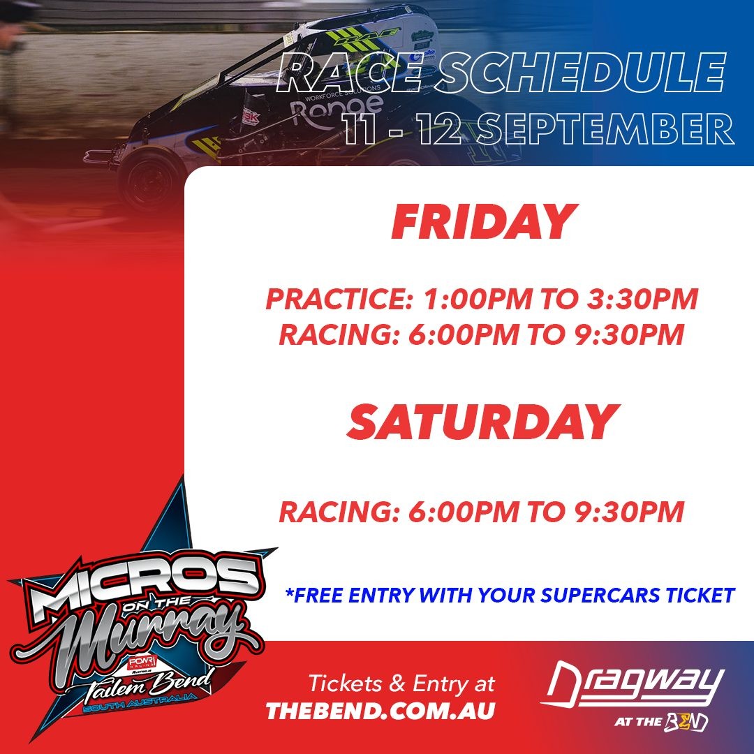 Micros On The Murray — Muscle spectator event in Adelaide, SA on Friday 11 September 2026