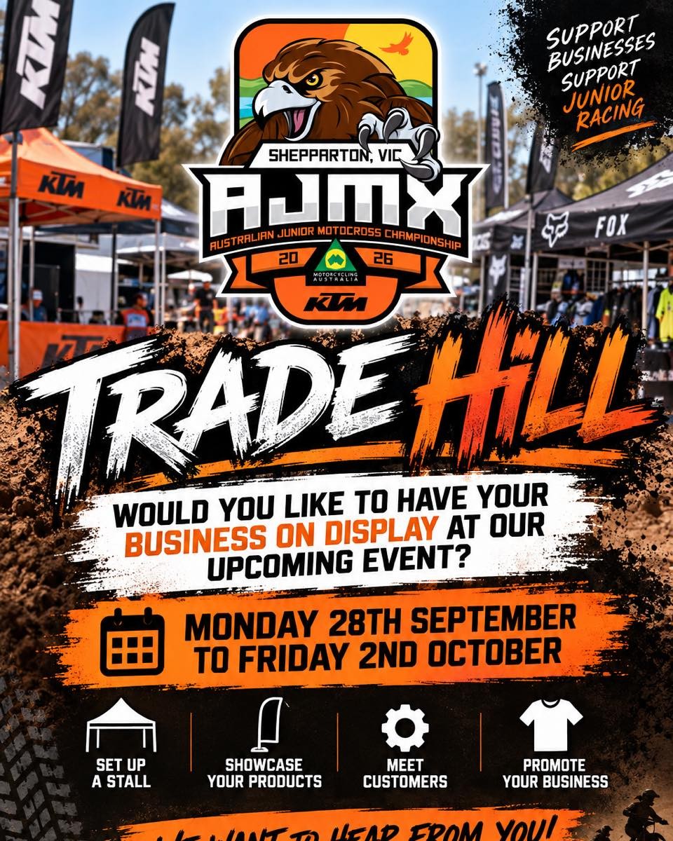 AJMX Australian Junior Motocross Championship — spectator event in Melbourne, VIC on Monday 28 September 2026