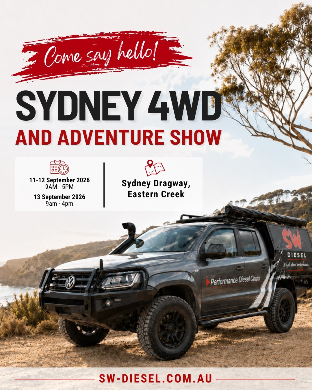 Sydney 4WD and Adventure Show — 4x4 spectator event in Sydney, NSW on Friday 11 September 2026
