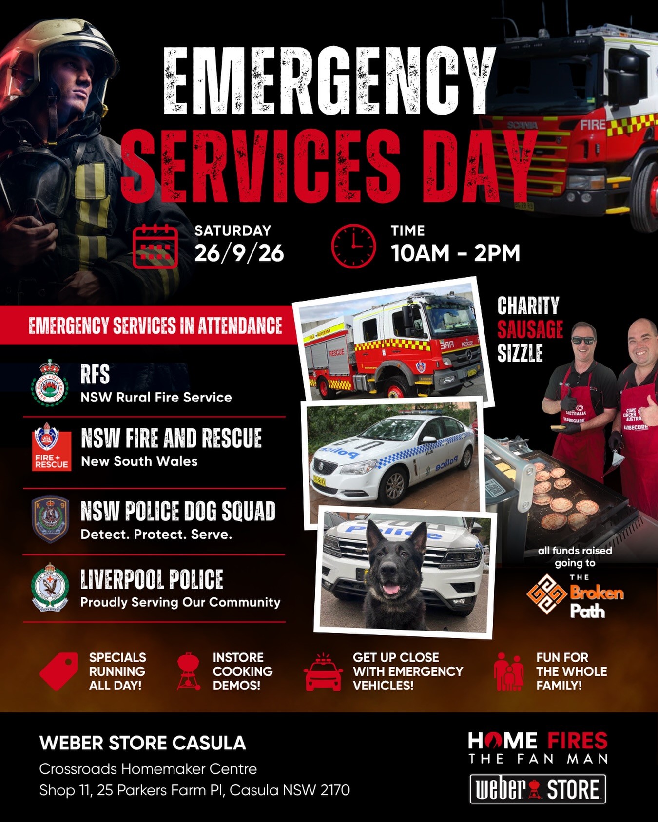 Emergency Services Day — car meet in Sydney, NSW on Saturday 26 September 2026