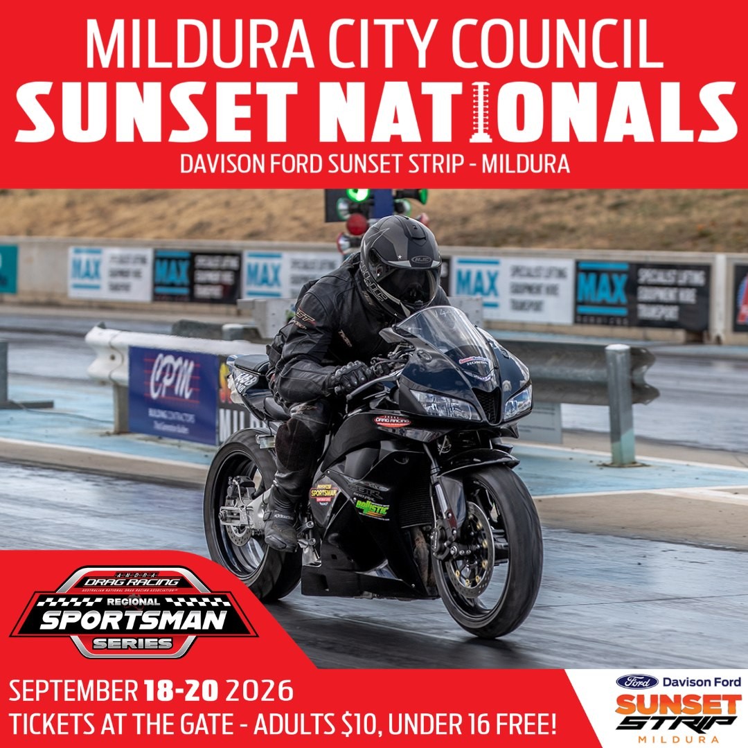 Mildura City Council Sunset Nationals — Muscle spectator event in Melbourne, VIC on Friday 18 September 2026