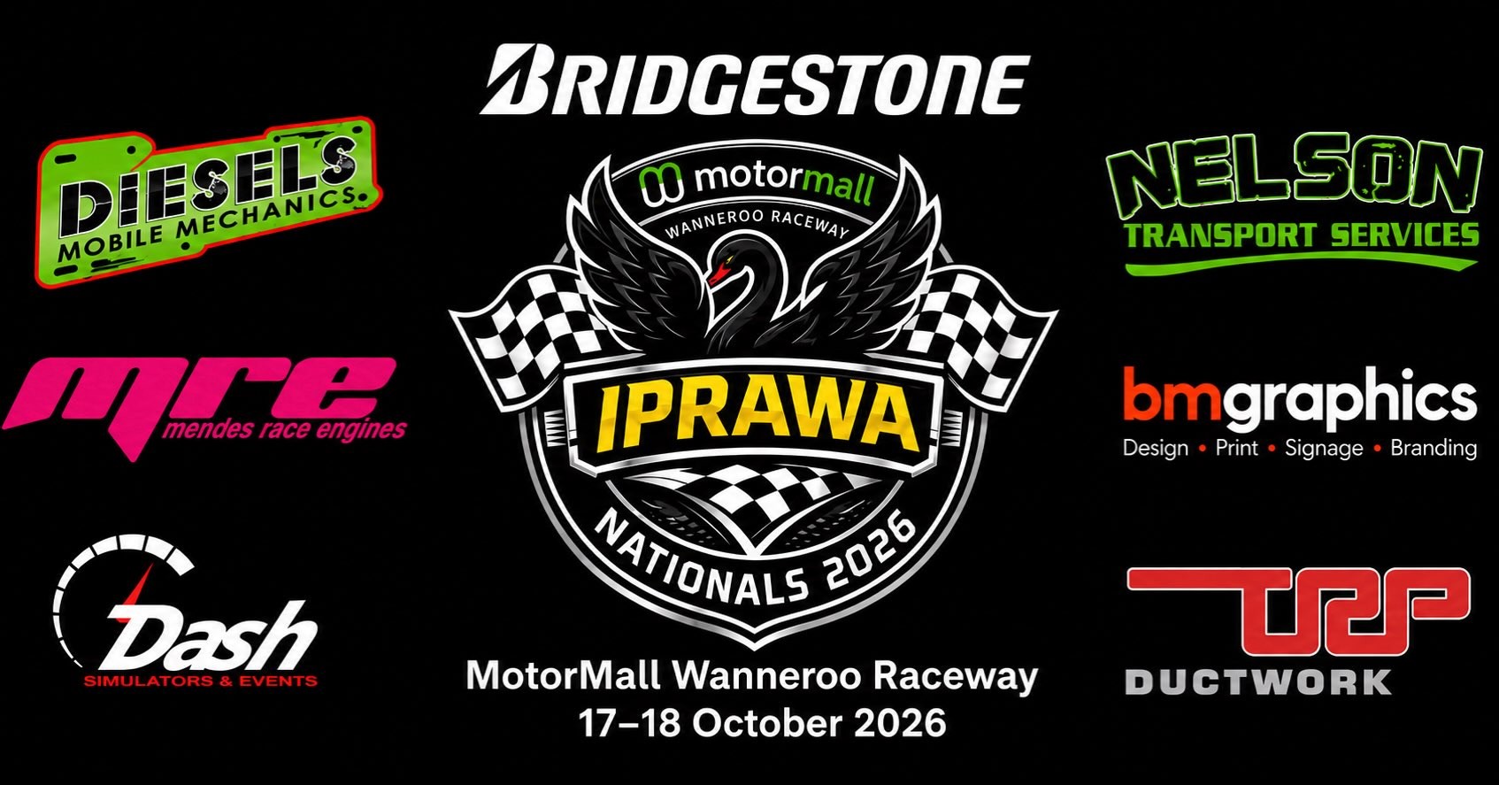 2026 Bridgestone Improved Production Nationals — spectator event in Perth, WA on Saturday 17 October 2026