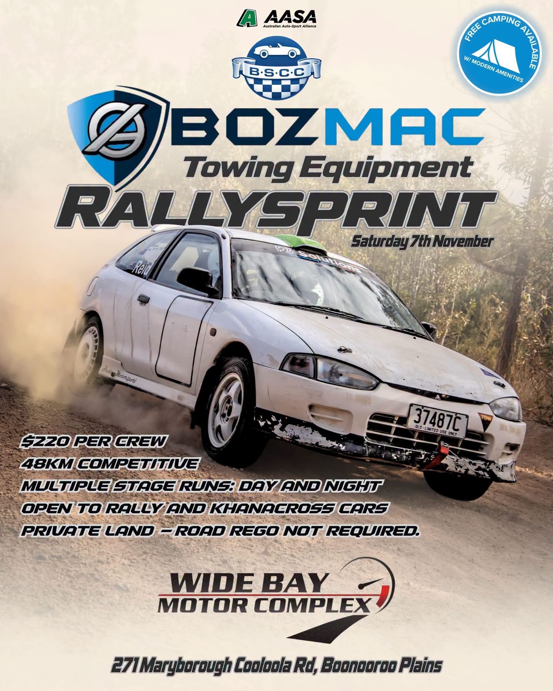 Bozmac Towing Equipment Rallysprint — track day in Brisbane, QLD on Saturday 7 November 2026