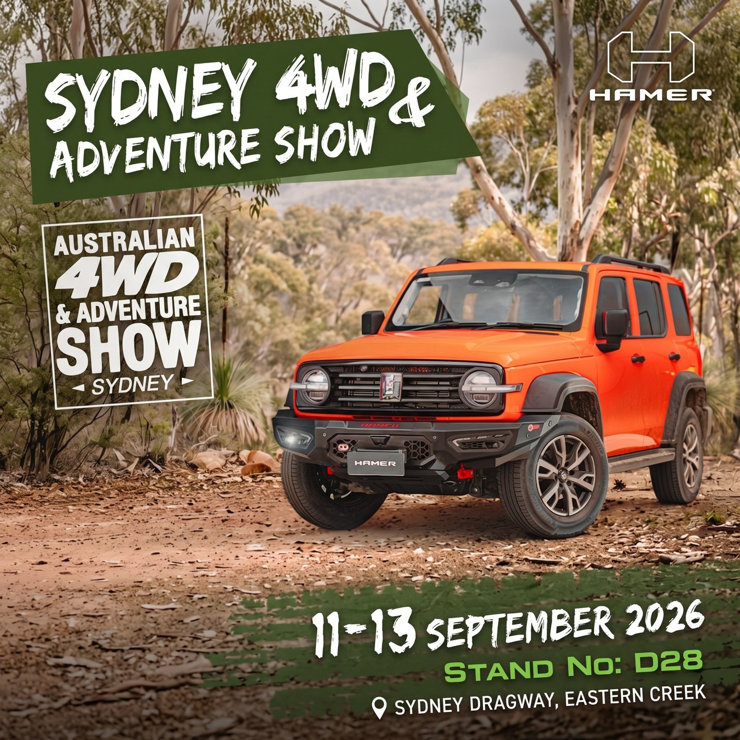 Sydney 4WD & Adventure Show — 4x4 spectator event in Sydney, NSW on Friday 11 September 2026