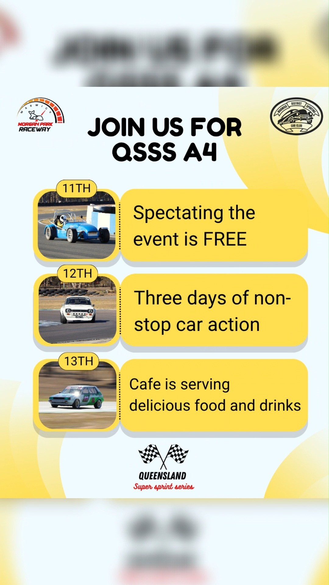 Queensland Super Sprint Series A Series Round 4 — Classic/Muscle track day in Brisbane, QLD on Friday 11 September 2026