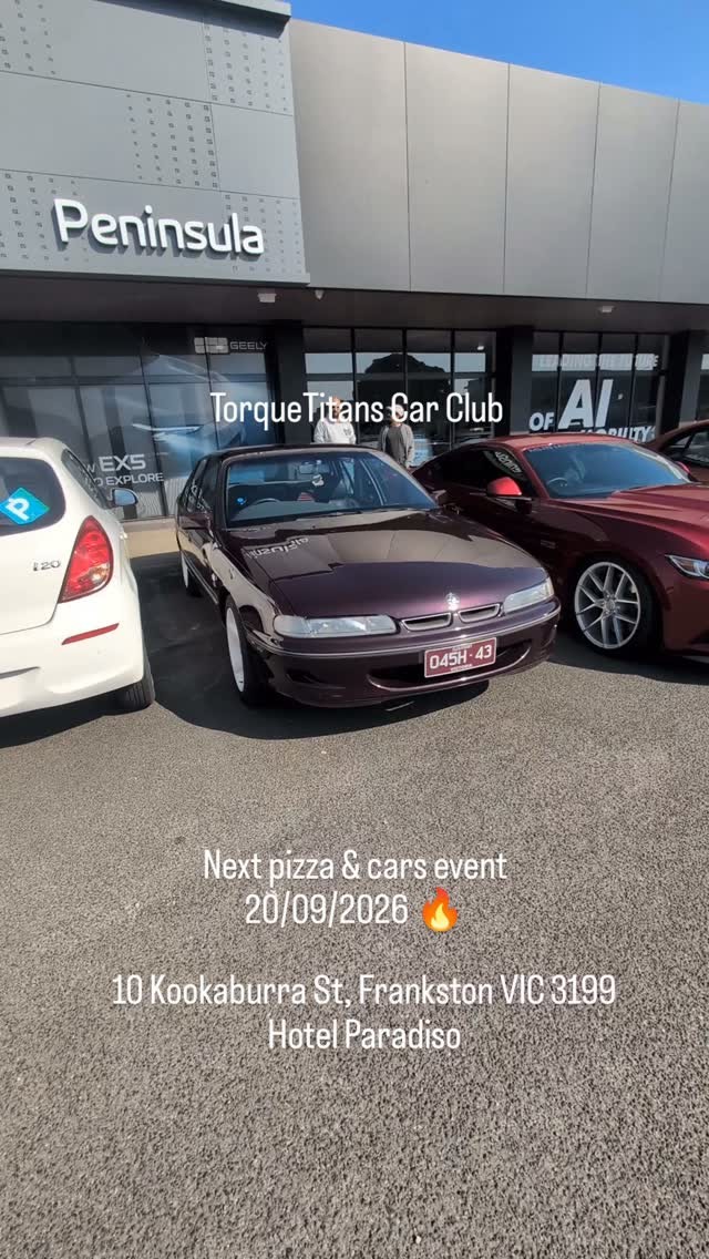 Paradiso Sundays — Muscle car meet in Melbourne, VIC on Sunday 20 September 2026