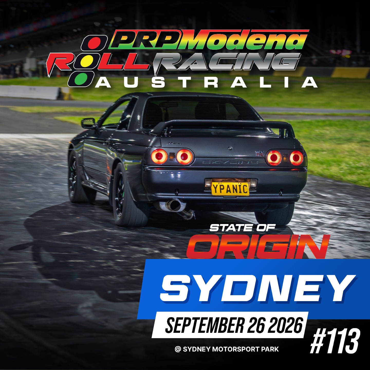 Roll Racing Sydney 113 - State of Origin — JDM track day in Sydney, NSW on Saturday 26 September 2026