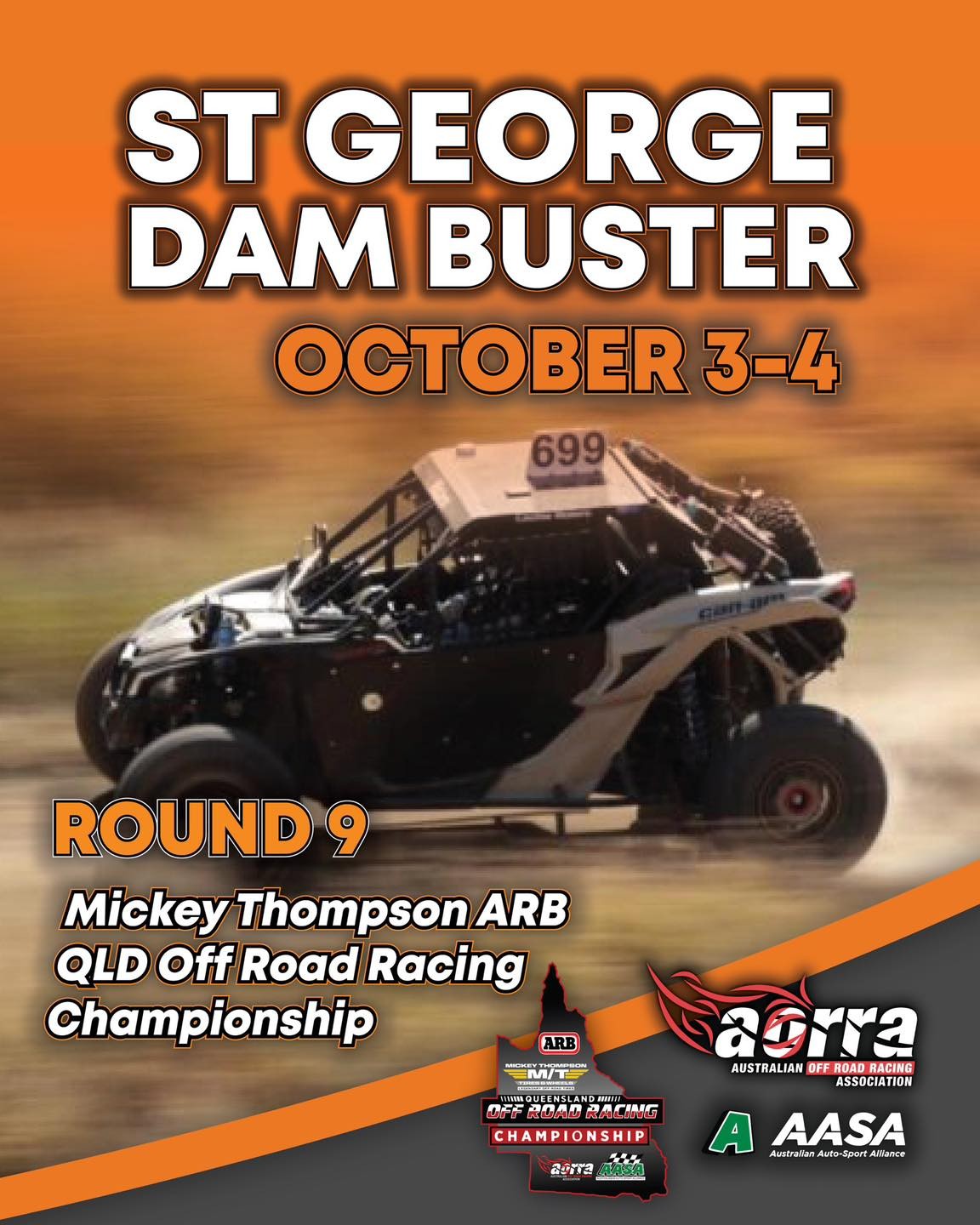 St George Dam Buster — 4x4 spectator event in Brisbane, QLD on Saturday 3 October 2026
