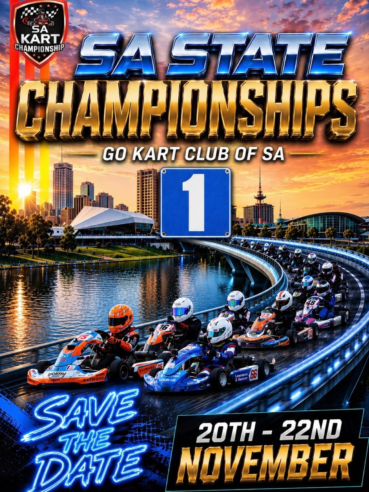 SA State Championships — track day in Adelaide, SA on Friday 20 November 2026
