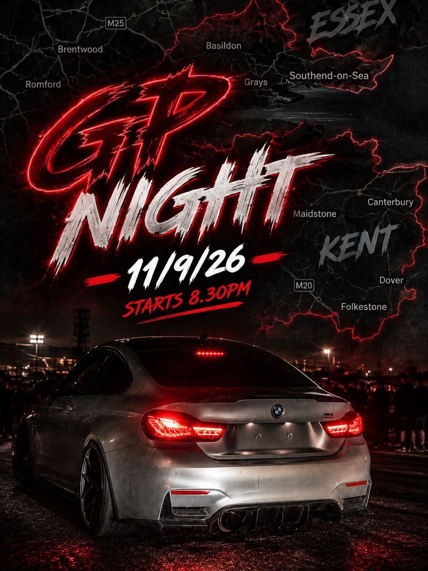 GP NIGHT — car meet in International on Friday 11 September 2026