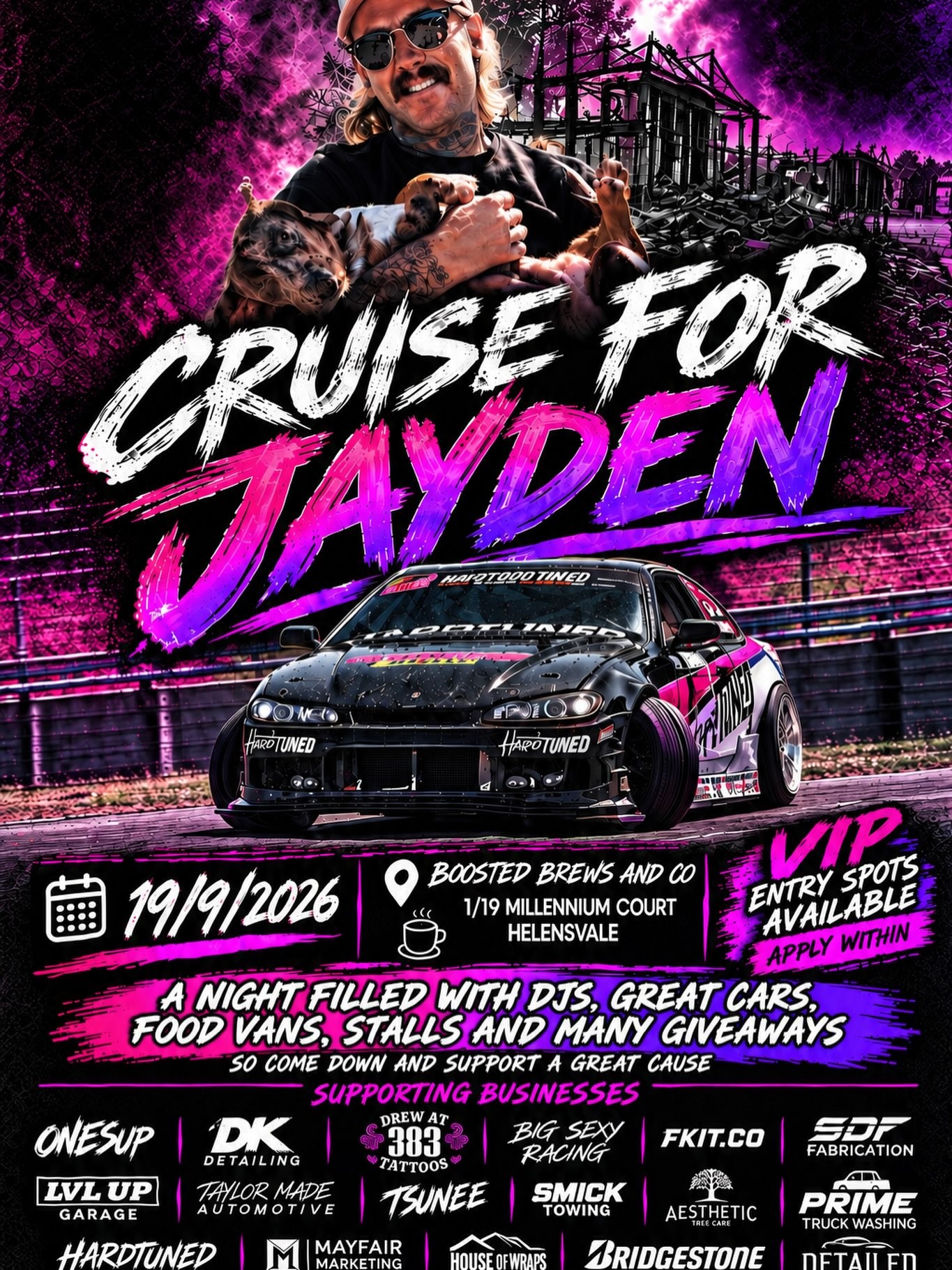 Cruise for Jayden — JDM car meet in Gold Coast, QLD on Saturday 19 September 2026