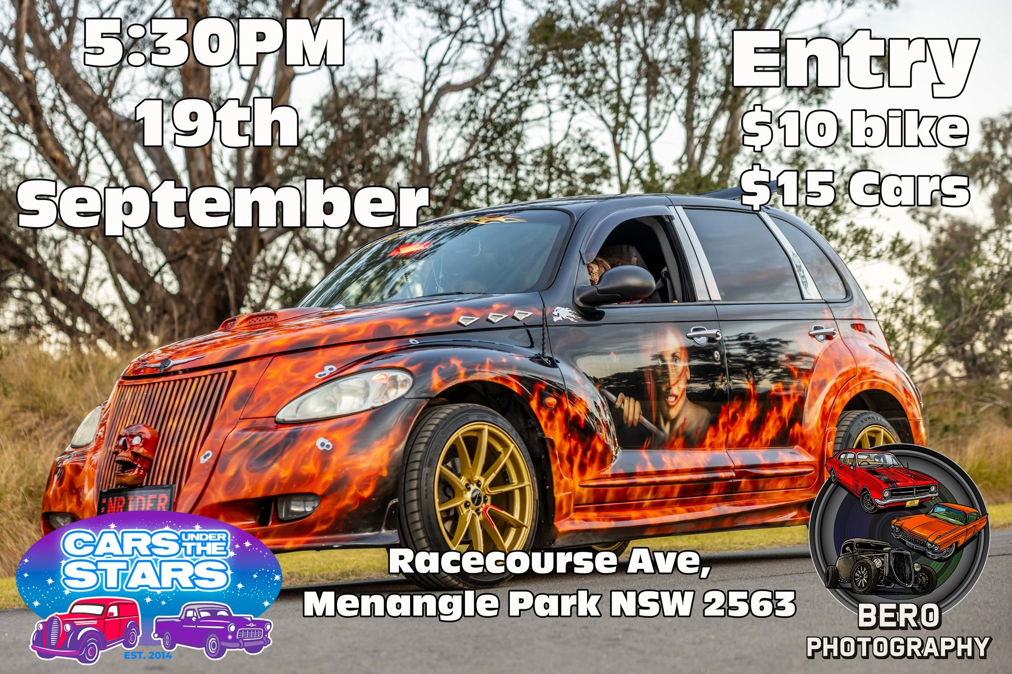 Cars Under the Stars — Classic car meet in Sydney, NSW on Saturday 19 September 2026