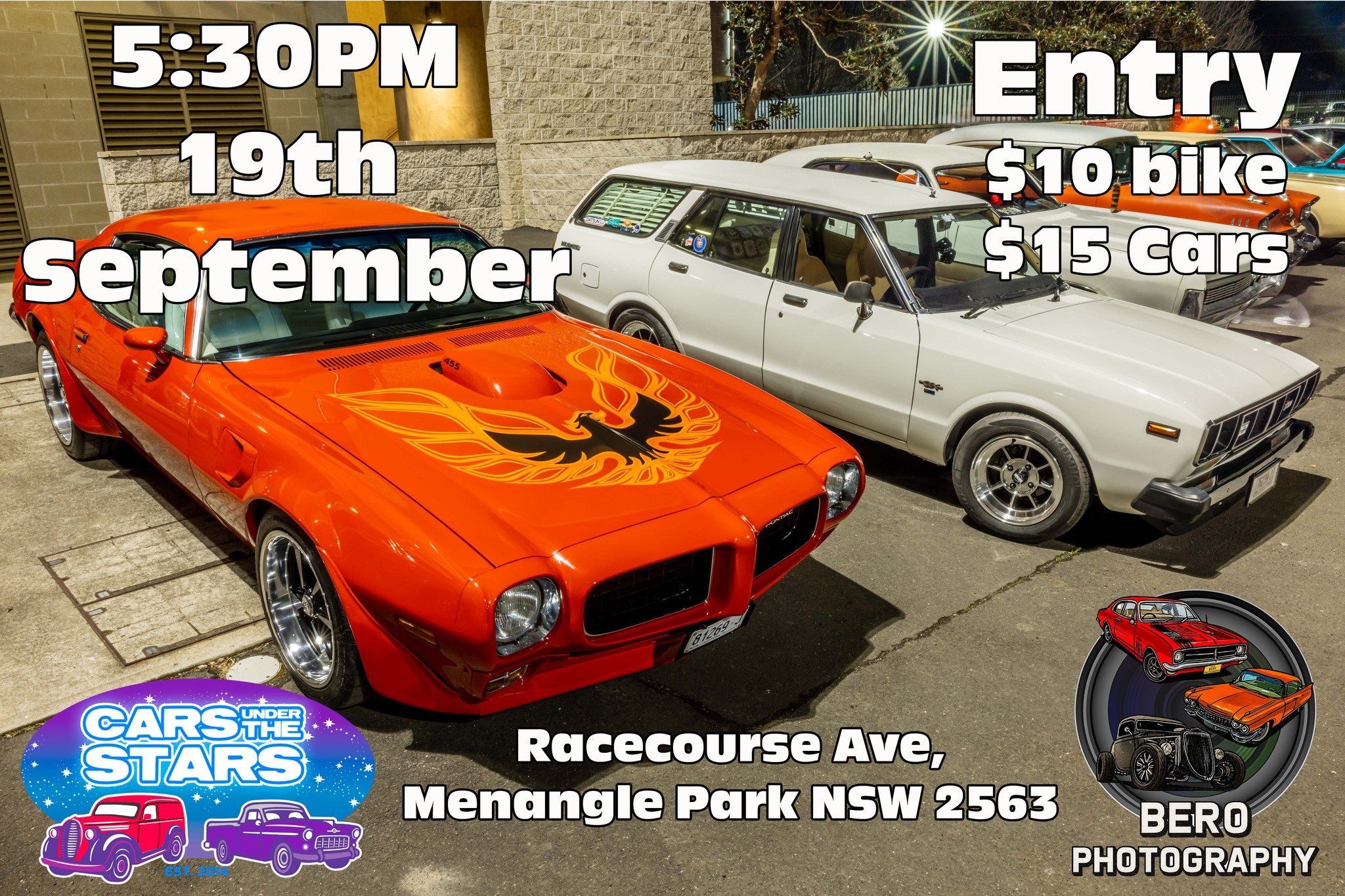 Cars Under the Stars — Classic car meet in Sydney, NSW on Saturday 19 September 2026