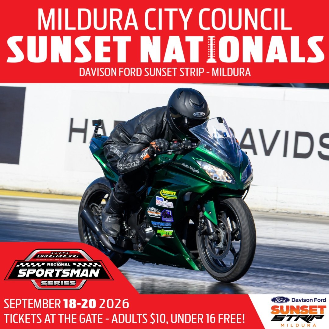 Sunset Nationals — Muscle spectator event in Melbourne, VIC on Friday 18 September 2026