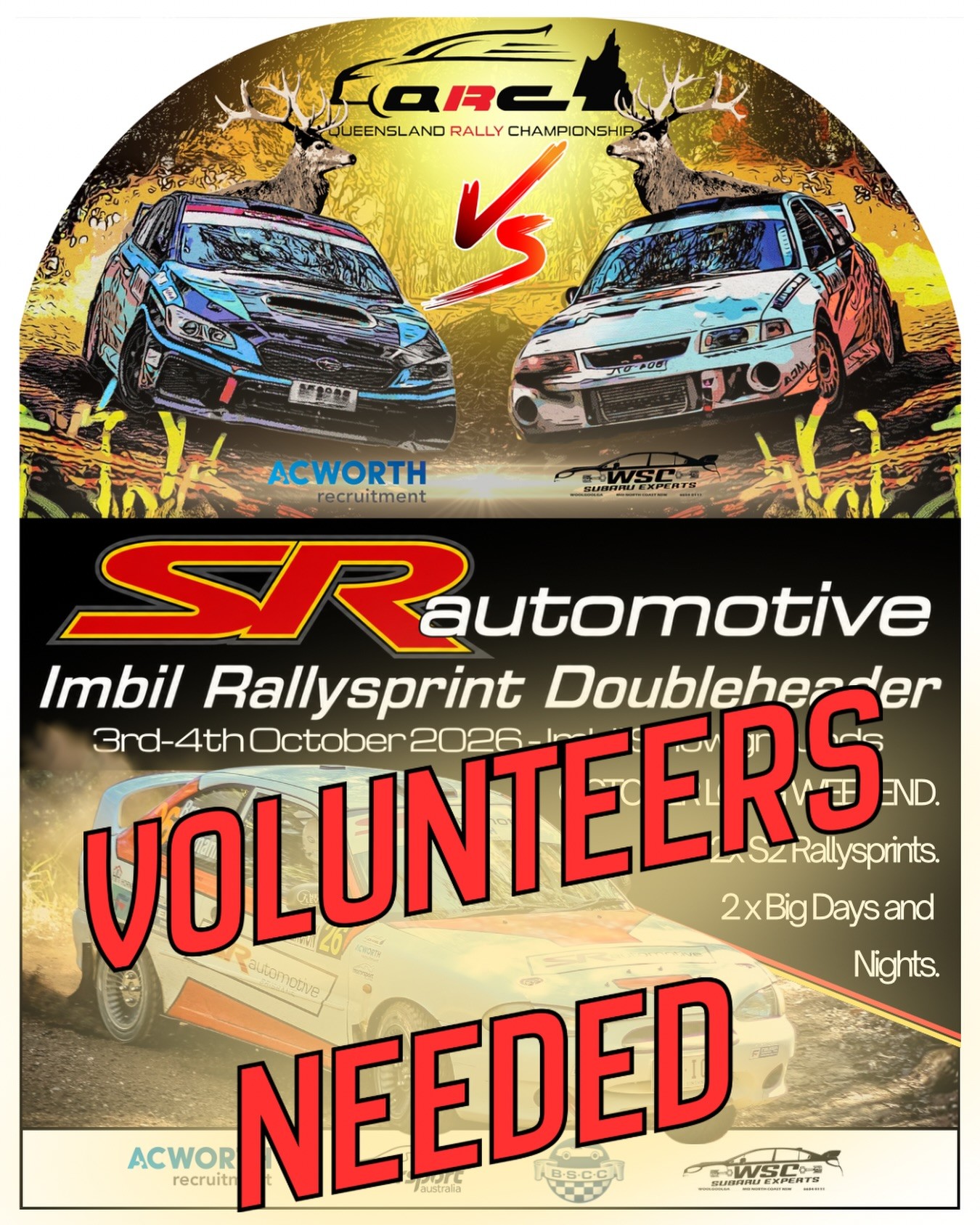 SR Automotive Imbil Rallysprint Doubleheader — track day in Brisbane, QLD on Saturday 3 October 2026