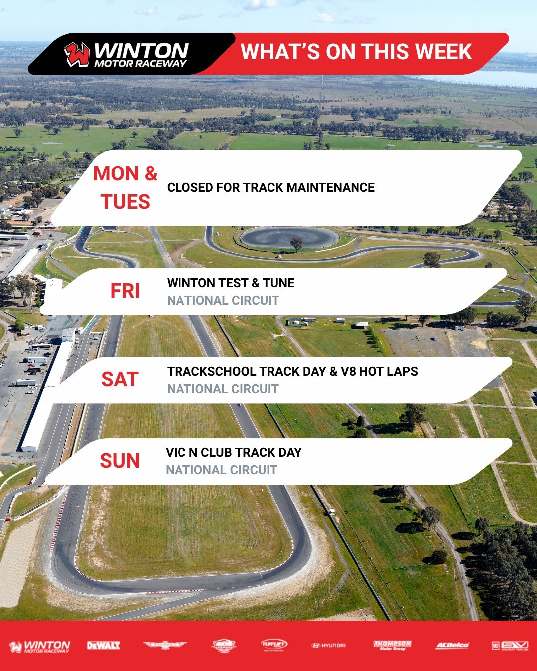 Vic N Club Track Day — track day in Melbourne, VIC on Sunday 20 September 2026