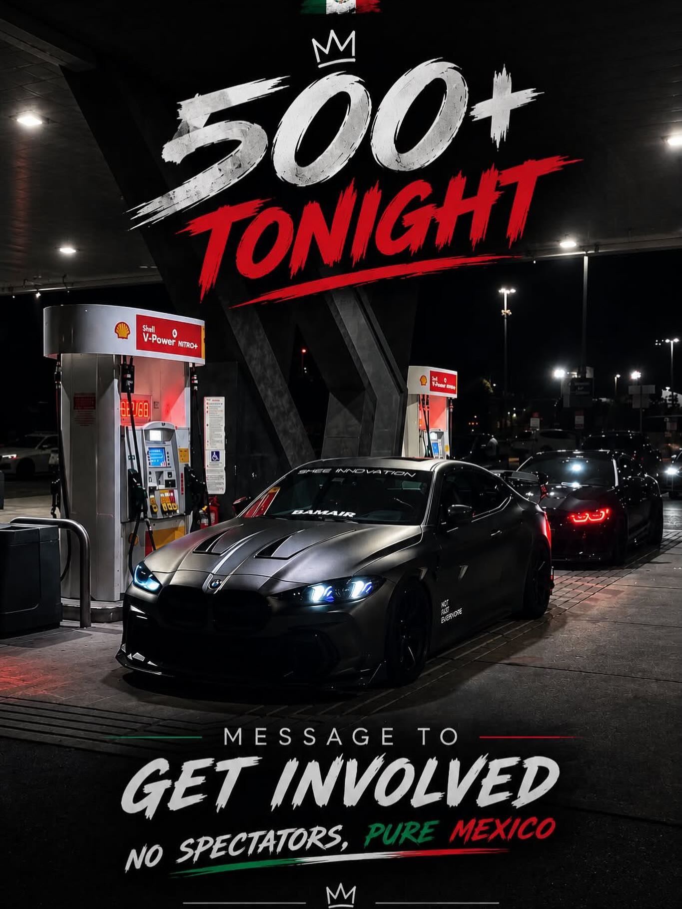 South Senders 500+ Tonight — Euro car meet in Melbourne, VIC on Sunday 13 September 2026