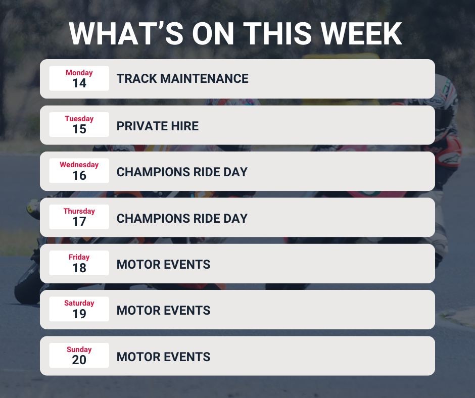 Motor Events — Muscle track day in Brisbane, QLD on Friday 18 September 2026