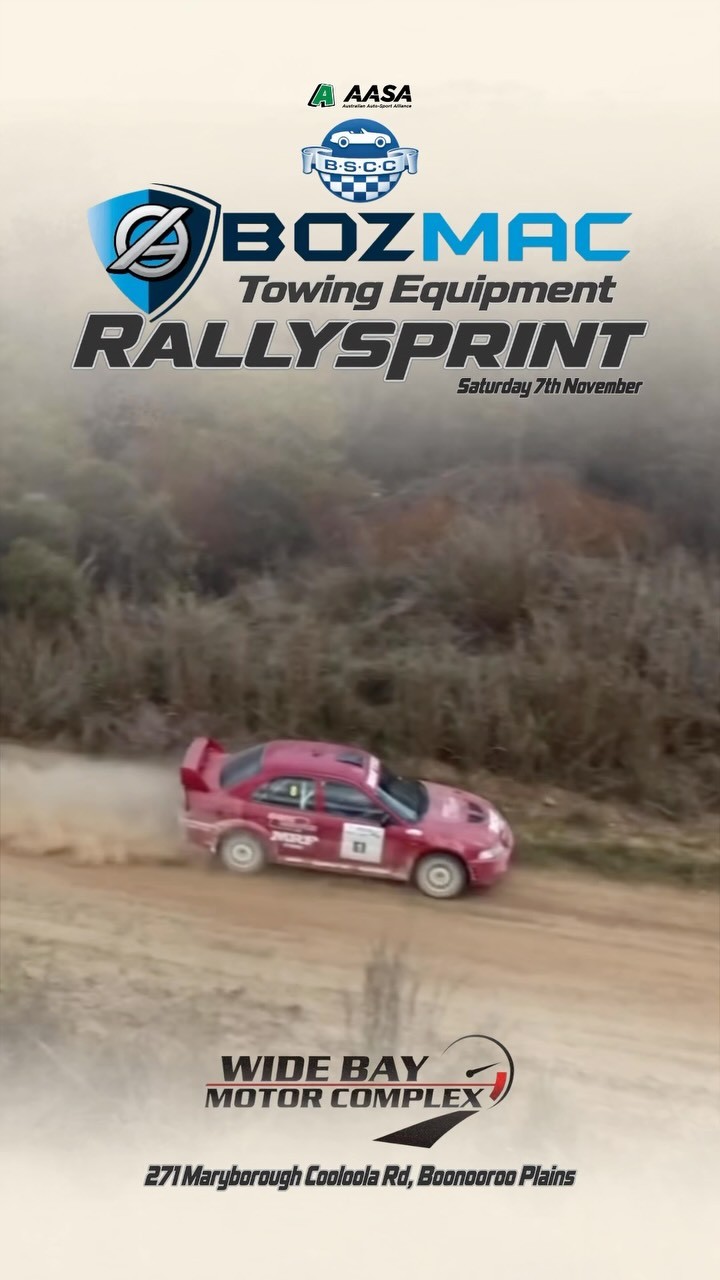 Bozmac Towing Equipment Rallysprint — track day in Brisbane, QLD on Saturday 7 November 2026