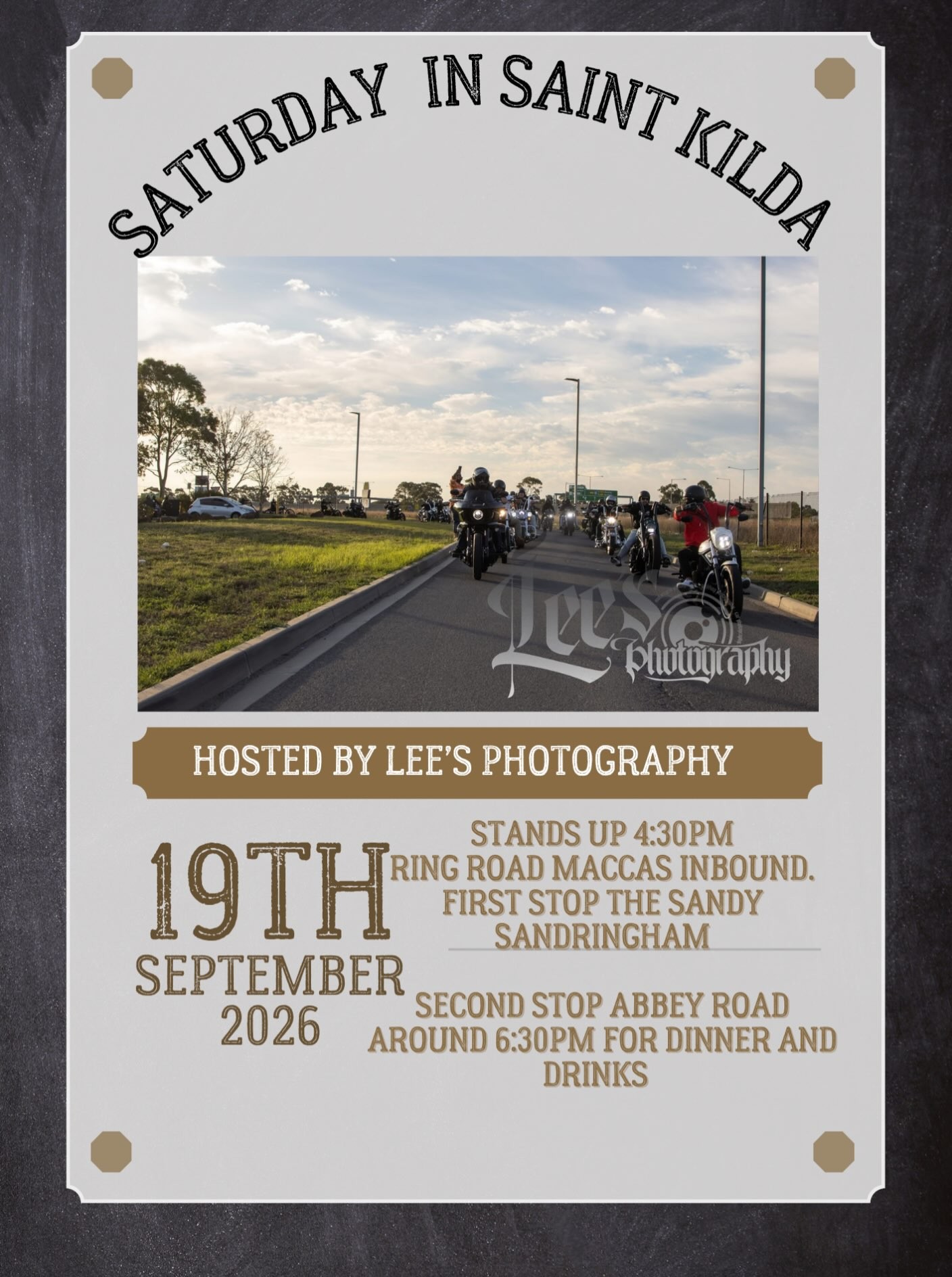 Saturday in Saint Kilda — car meet in Melbourne, VIC on Saturday 19 September 2026