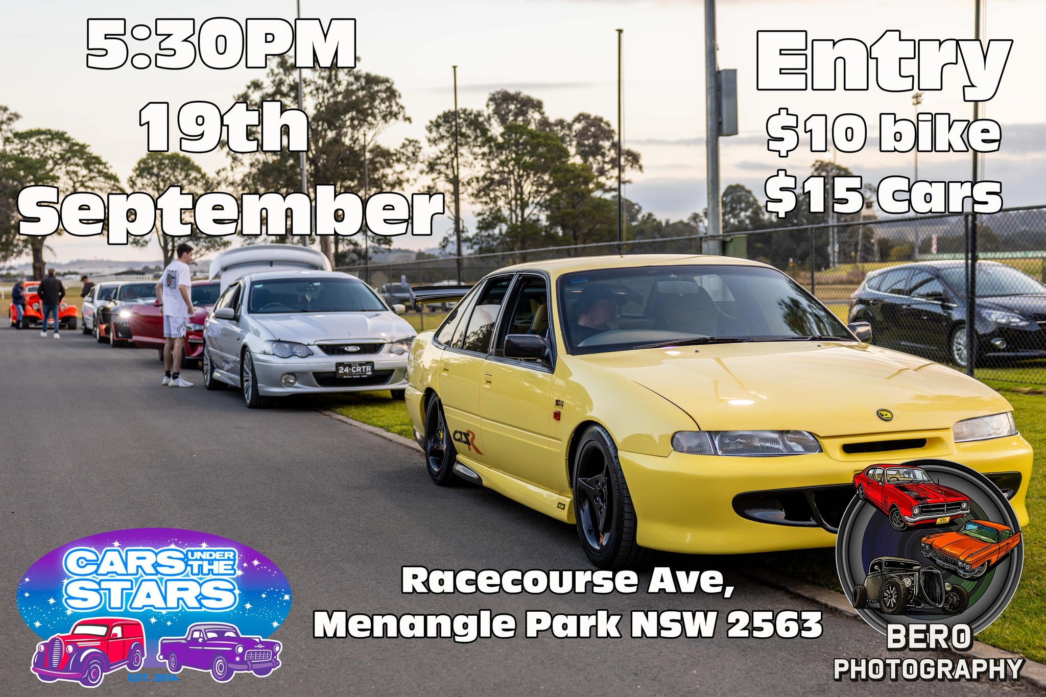 Cars Under the Stars — Classic/Muscle car meet in Sydney, NSW on Saturday 19 September 2026