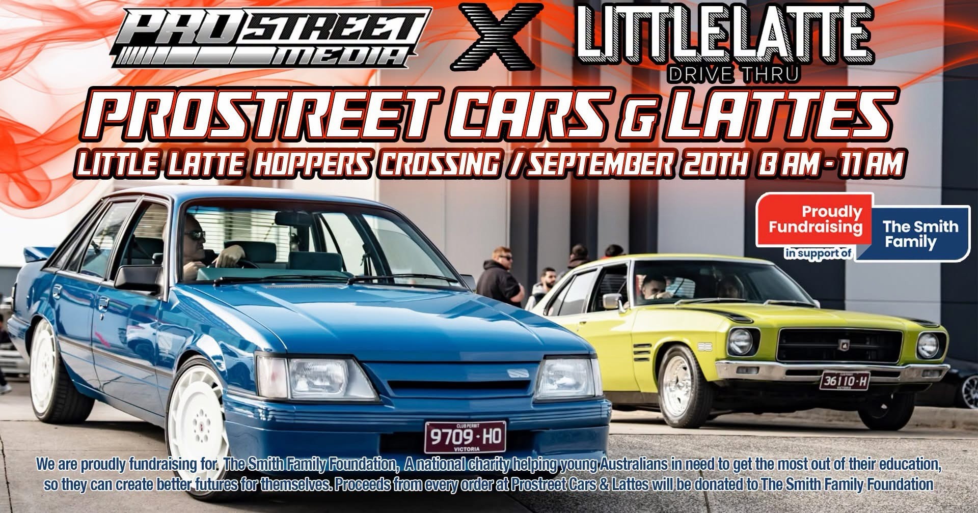 Prostreet Cars & Lattes — Muscle car meet in Melbourne, VIC on Sunday 20 September 2026