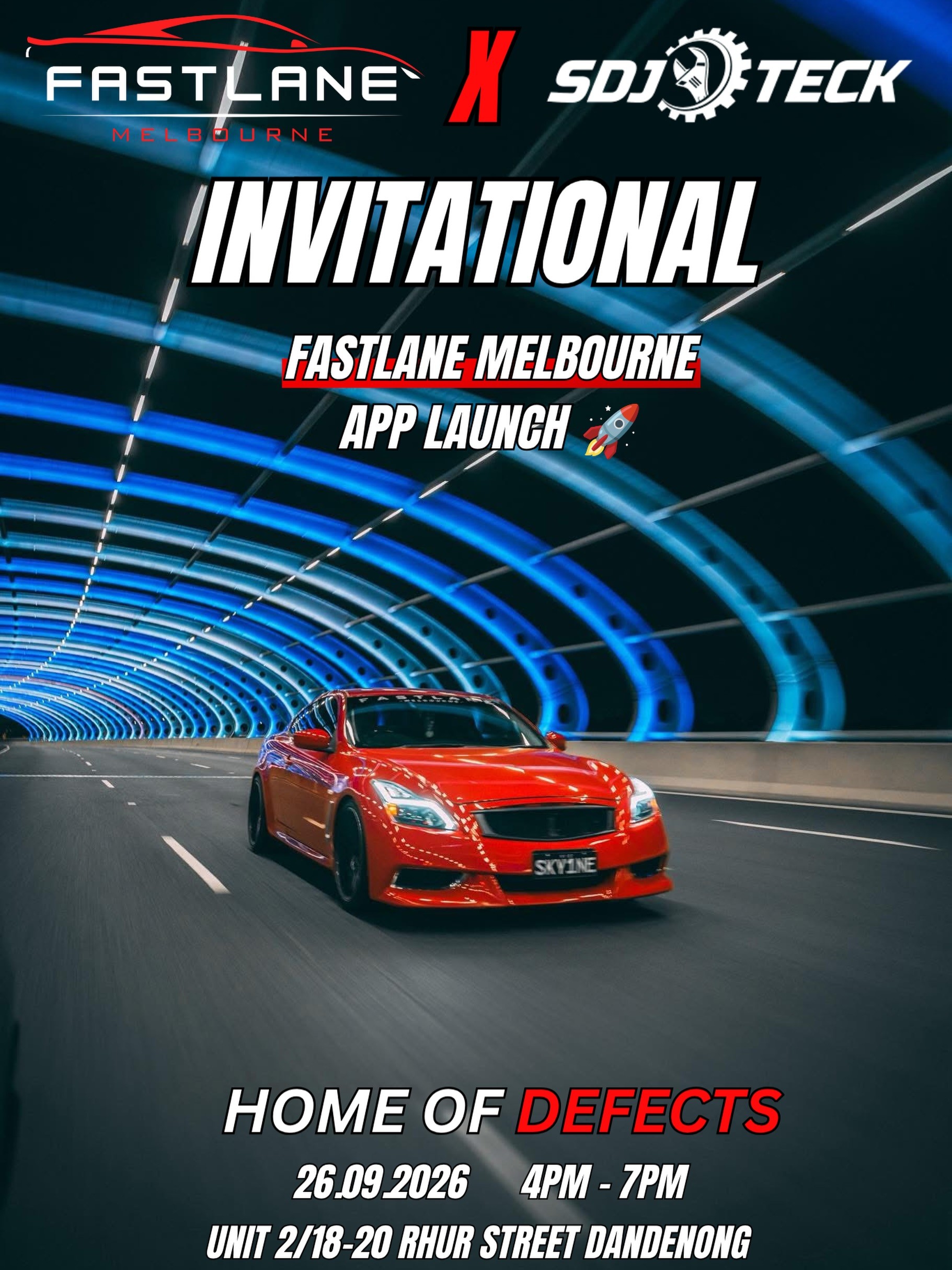 Fastlane Melbourne App Launch Invitational — JDM/Stance car meet in Melbourne, VIC on Saturday 26 September 2026