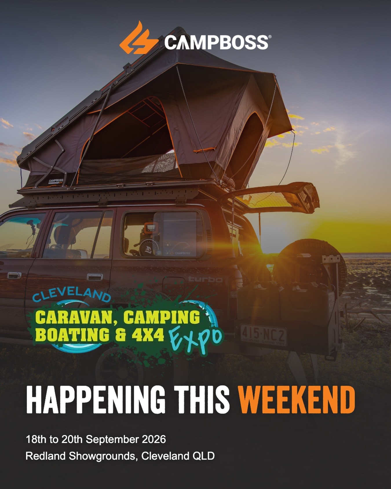 Cleveland Caravan, Camping, Boating & 4x4 Expo — 4x4 spectator event in Brisbane, QLD on Friday 18 September 2026