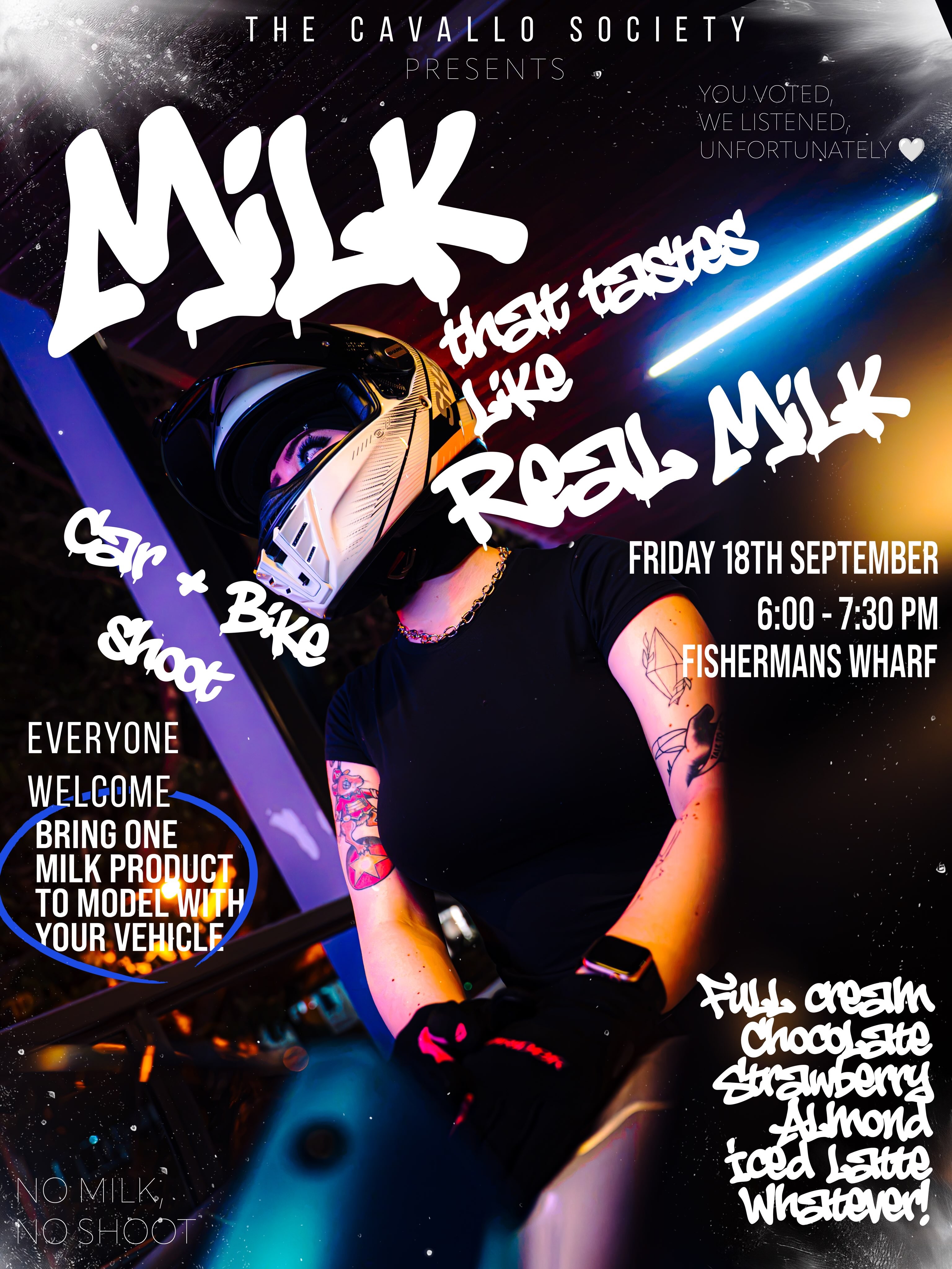 Milk That Tastes Like Real Milk — JDM car meet in Adelaide, SA on Friday 18 September 2026