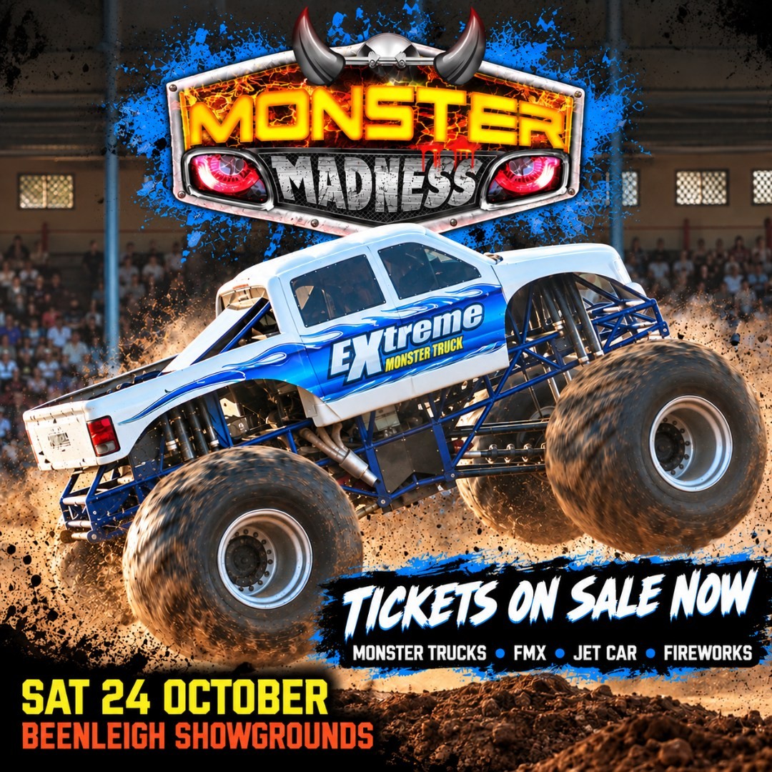 Monster Madness — spectator event in Brisbane, QLD on Saturday 24 October 2026