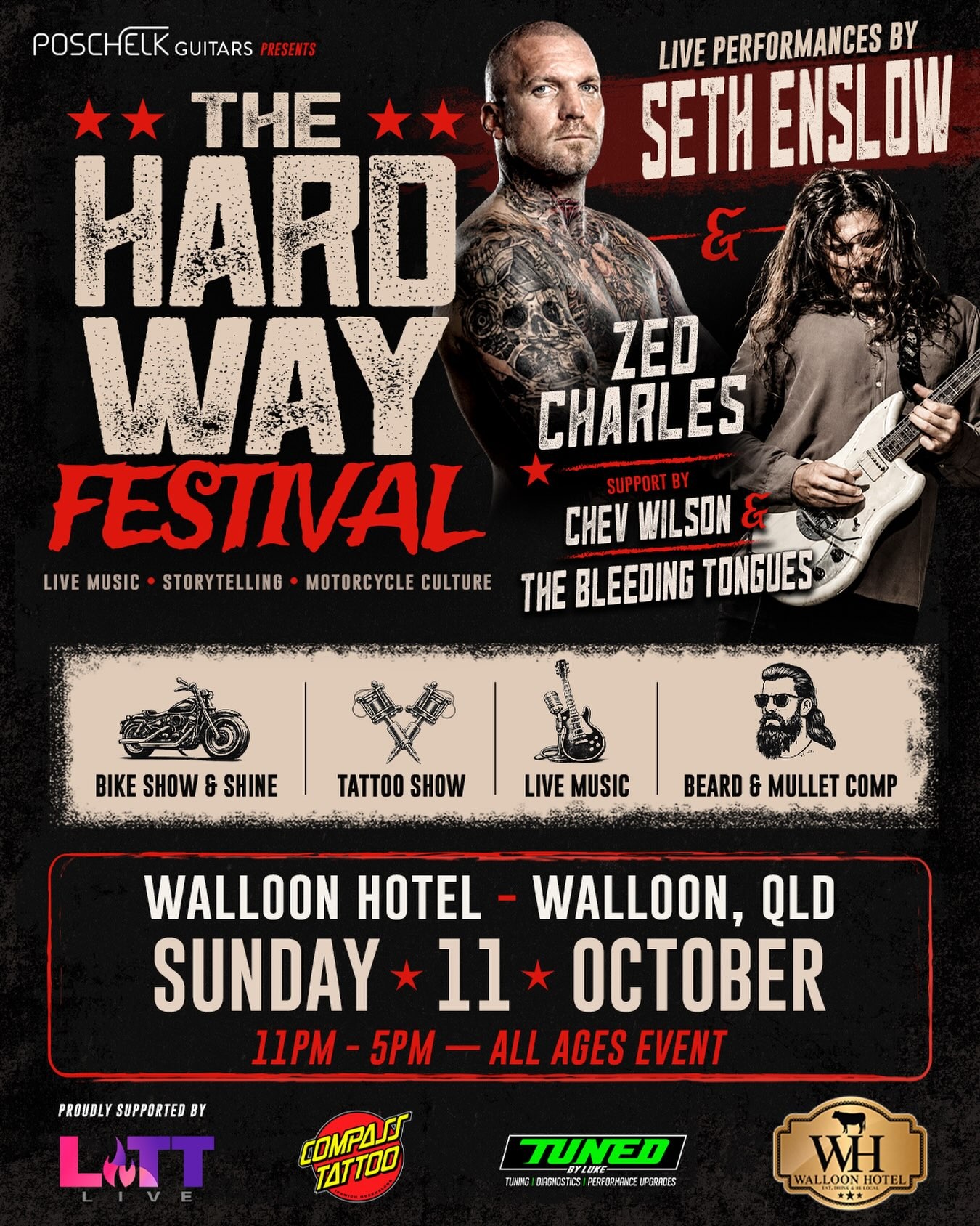 The Hard Way Festival — JDM/Stance spectator event in Brisbane, QLD on Sunday 11 October 2026