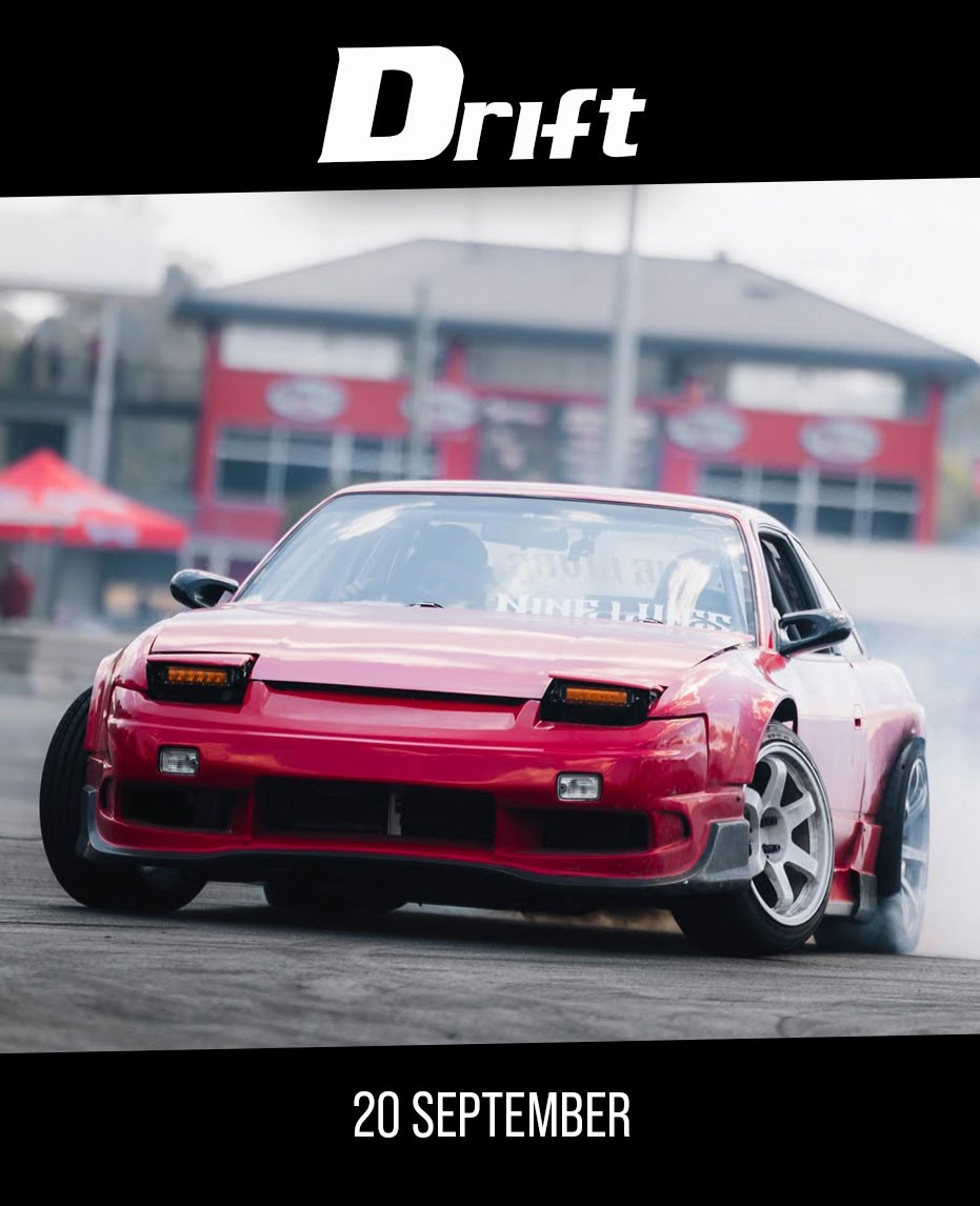 Drift at QR Playground — JDM track day in Brisbane, QLD on Sunday 20 September 2026