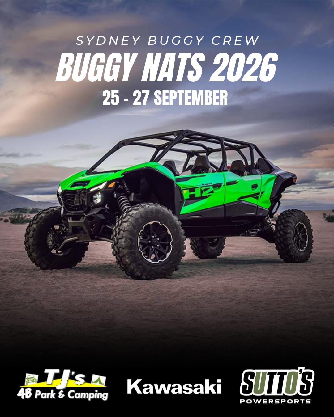 Buggy Nats 2026 — 4x4 spectator event in Sydney, NSW on Friday 25 September 2026